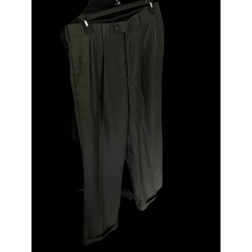 PERRY ELLIS Dress Pants Men's Size 36/32 Gray Pants - Picture 2 of 5